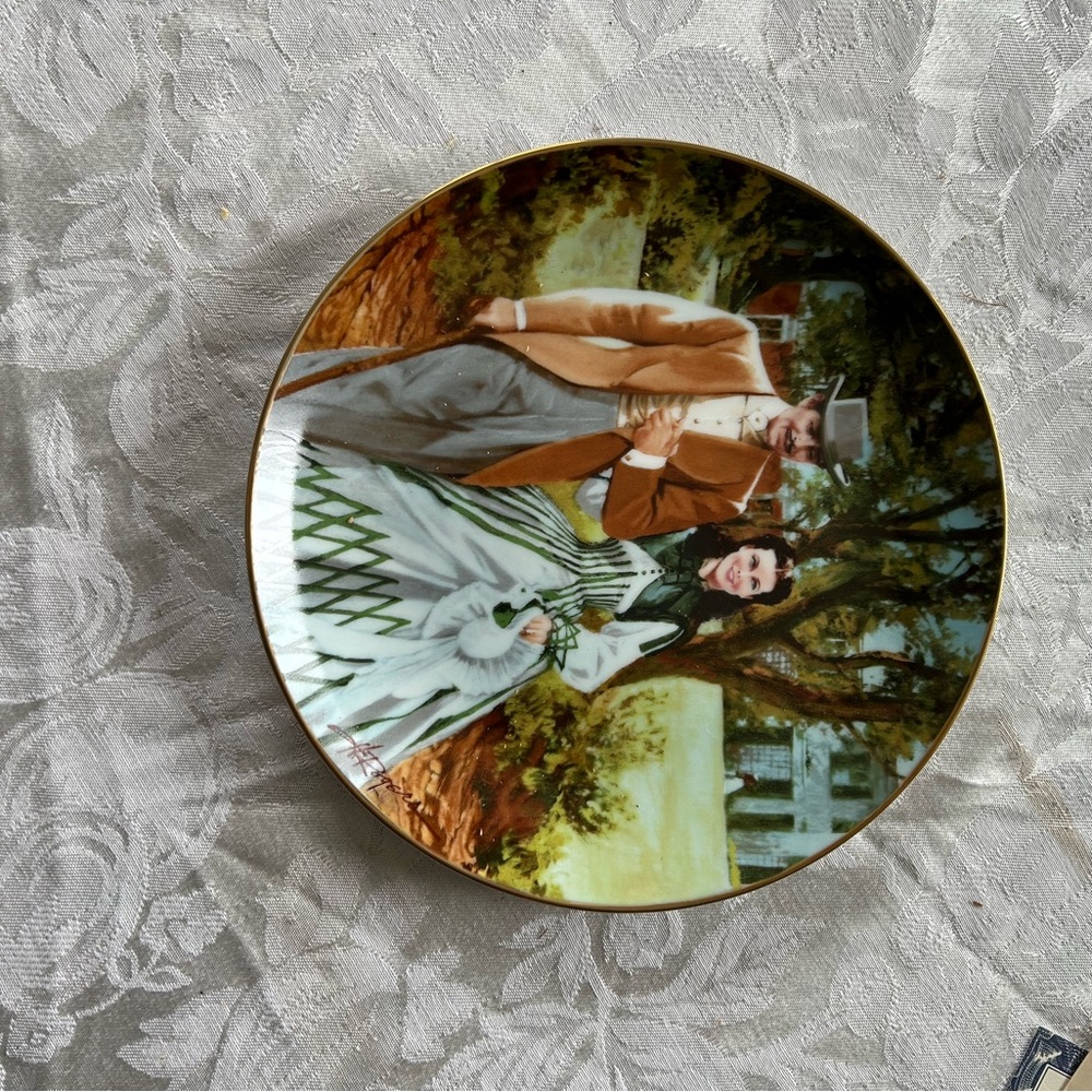 Gone With the Wind. Numbered Decorative plate